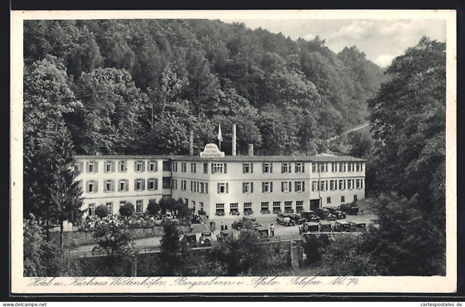 AK Bergzabern I. Pfalz, Hotel Und Kurhaus Westenhöfer  - Bad Bergzabern