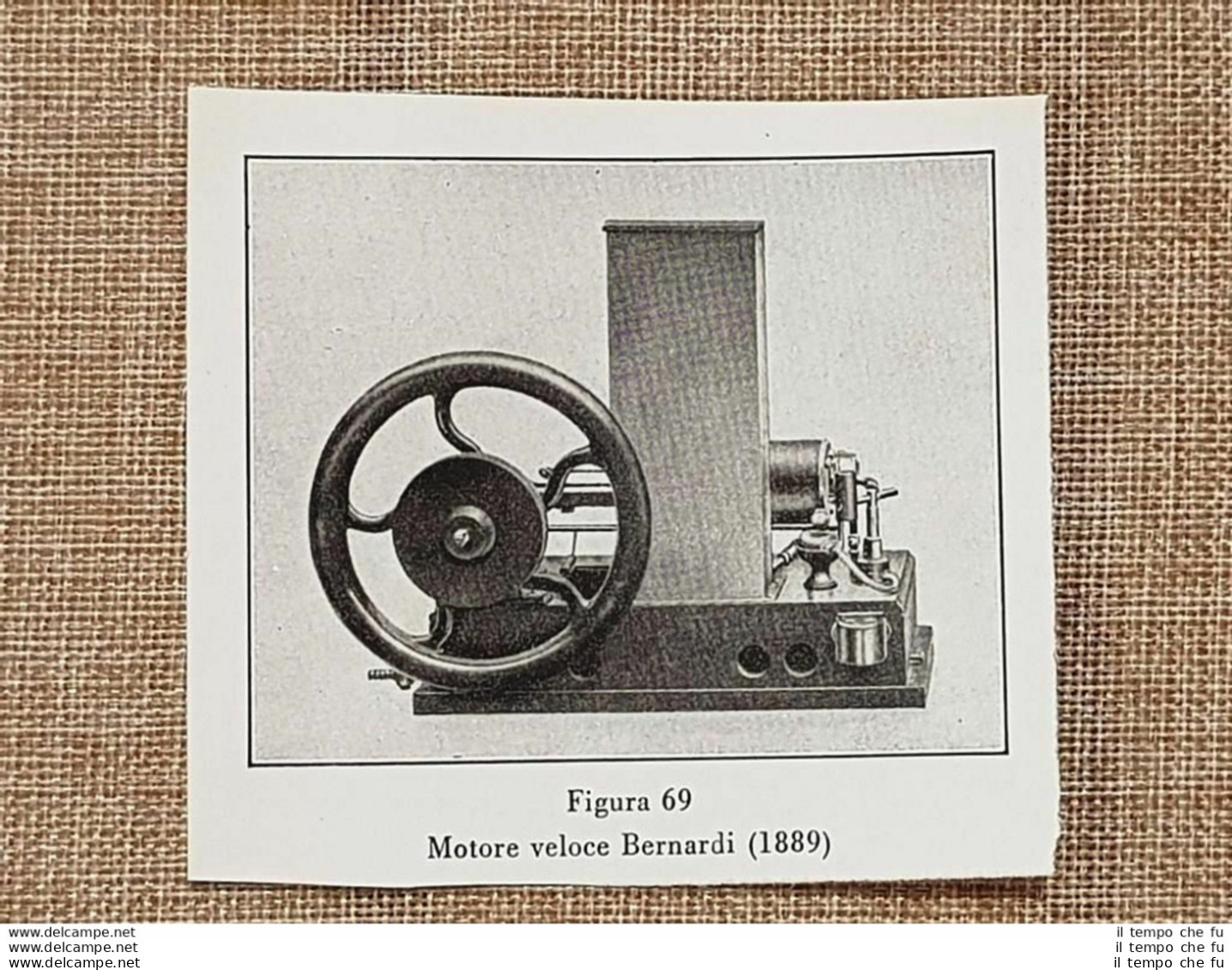 Un Motore Veloce Bernardi Nel 1889 - Altri & Non Classificati