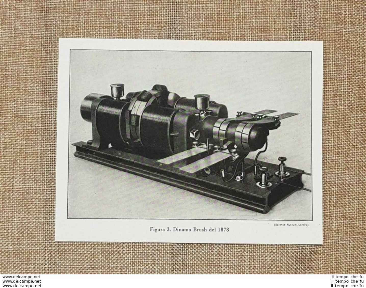 Una Dinamo Brush Del 1878 Invenzioni Stampa Del 1934 - Sonstige & Ohne Zuordnung