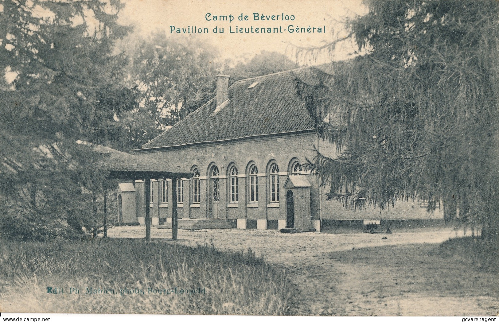 CAMP DE BEVERLOO     PAVILLON DU LIEUTENANT GENERAL                 2 SCANS - Leopoldsburg (Kamp Van Beverloo)