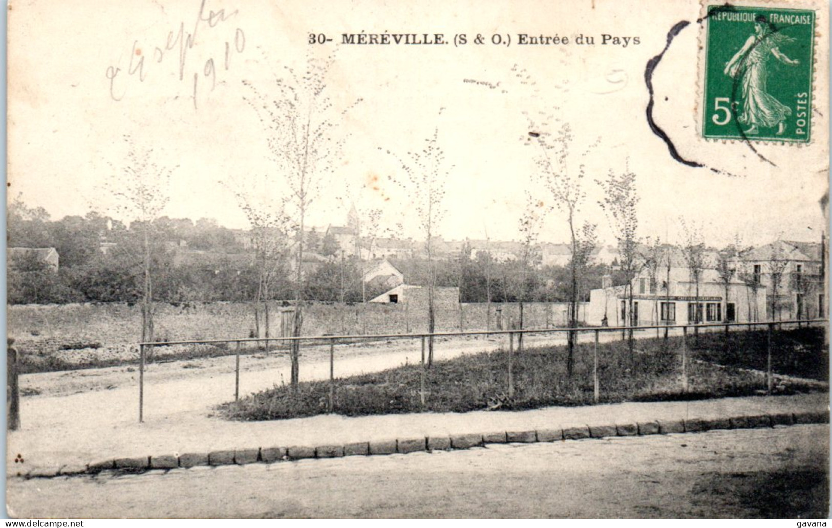 91 MEREVILLE - Entrée Du Pays  - Mereville