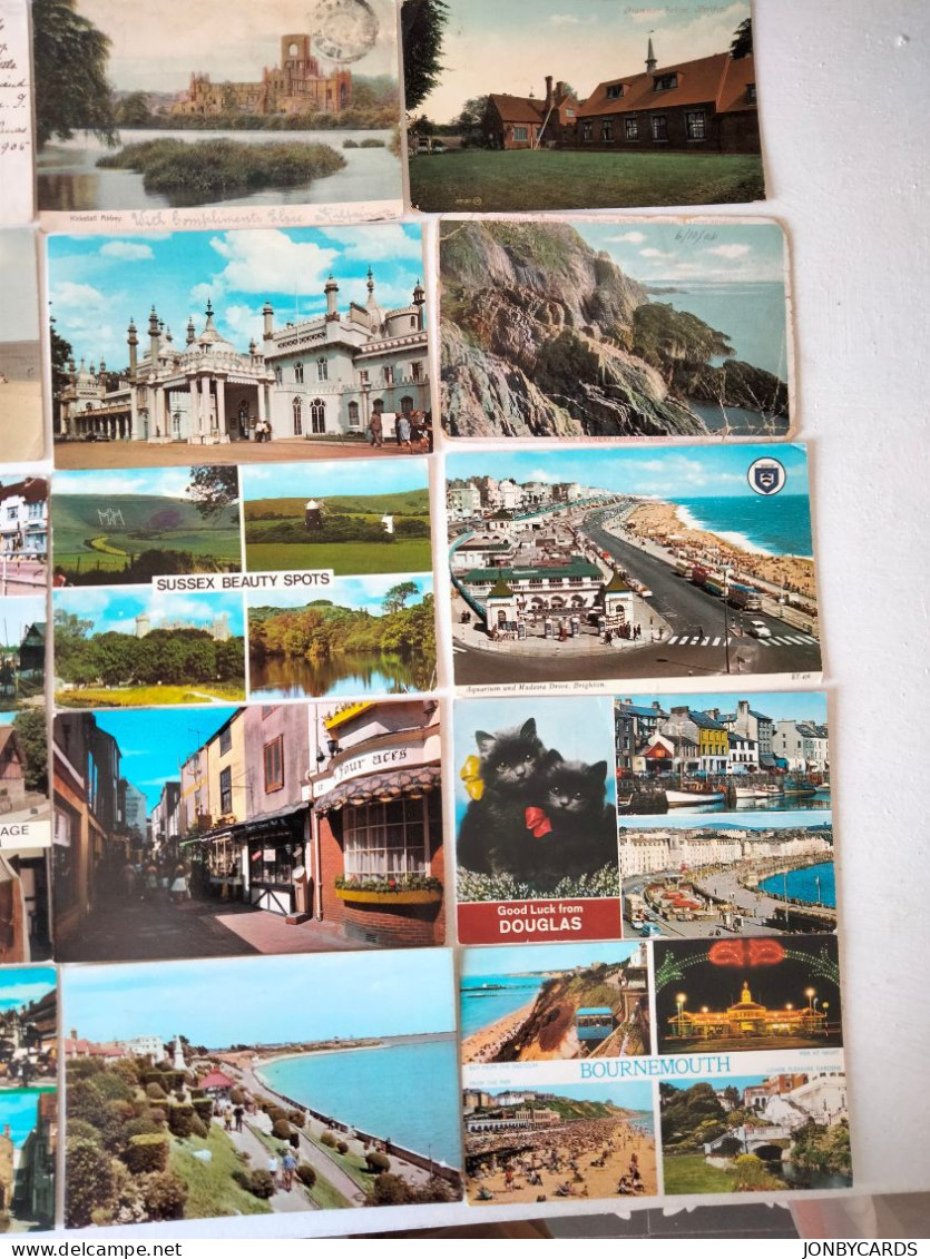 Dèstockage-United Kingdom Lot of 80 Colour Postcards from 1904.#35