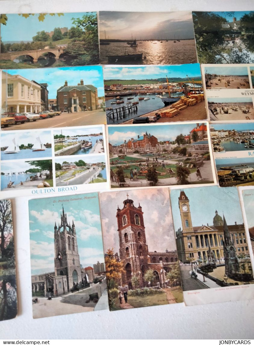 Dèstockage-United Kingdom Lot of 80 Colour Postcards from 1904.#35