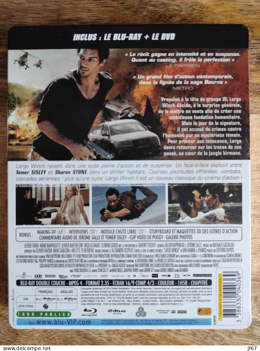 Largo Winch 2 - Steelbook (BR + DVD) - Otros