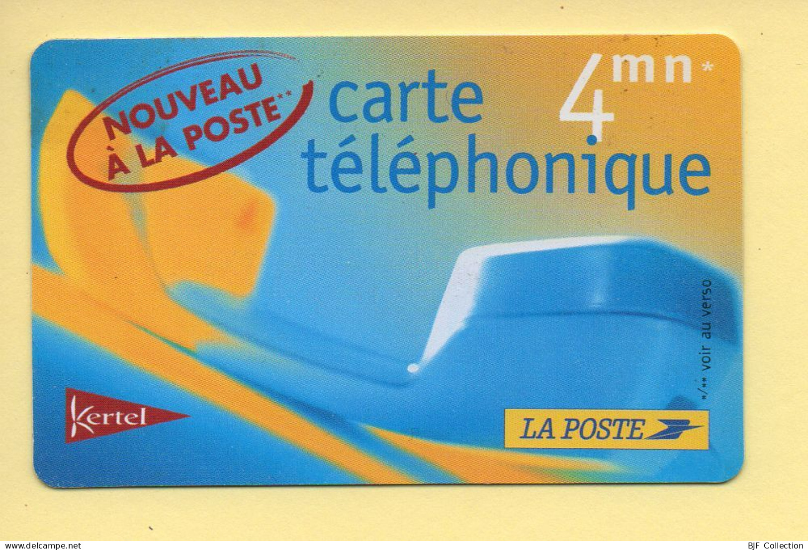 Carte Prépayée : KERTEL / LA POSTE / 4 Minutes (non Gratté) - Altri & Non Classificati