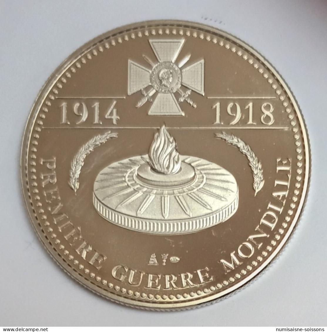 FRANCE - MÉDAILLE - PREMIERE GUERRE MONDIALE 1914-1918 - LE CENTENAIRE 1914-2014 - BE - Autres & Non Classés