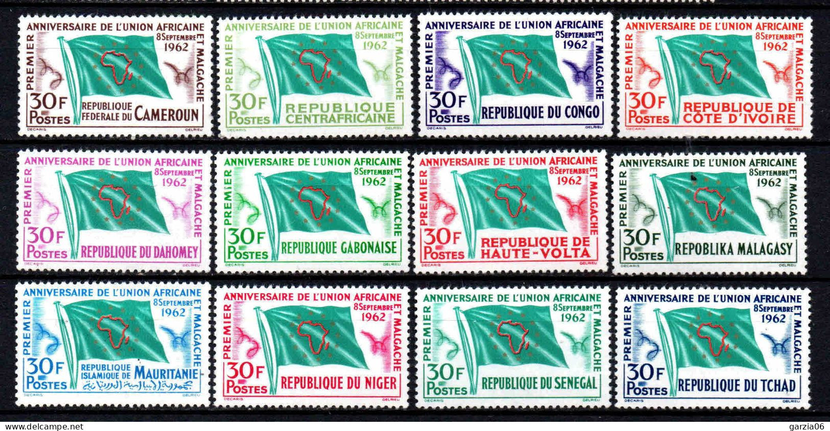 Grandes Séries Afrique - Union Africaine Et Malgache - Complet  - Neuf** - MNH - Non Classificati