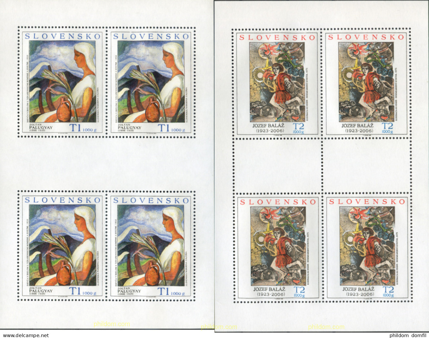 280420 MNH ESLOVAQUIA 2008  - Unused Stamps