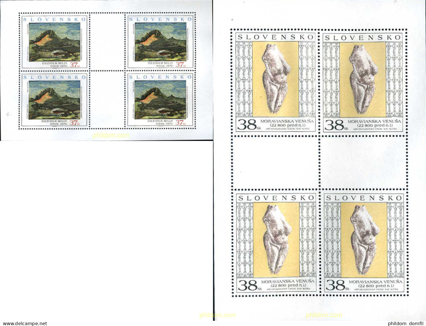 198650 MNH ESLOVAQUIA 2006 ARTE - Unused Stamps