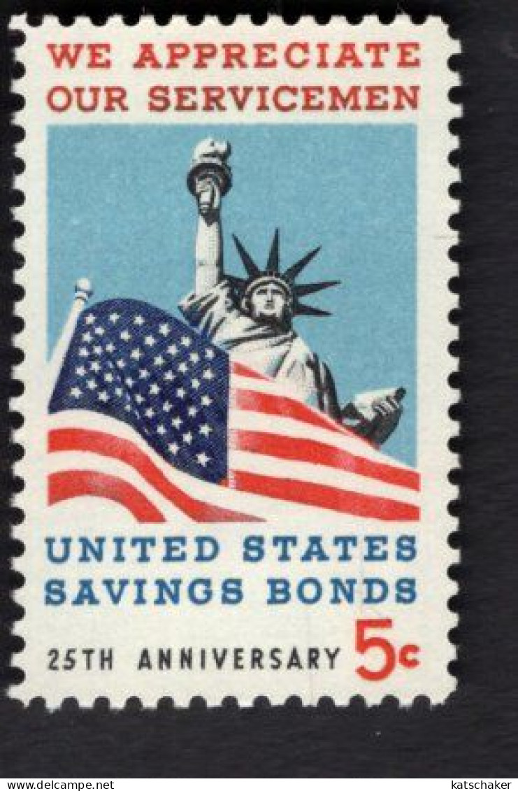 202340590 1966 SCOTT 1320 (XX) POSTFRIS MINT NEVER HINGED - SAVING BONDS - SERVICEMEN - Ungebraucht