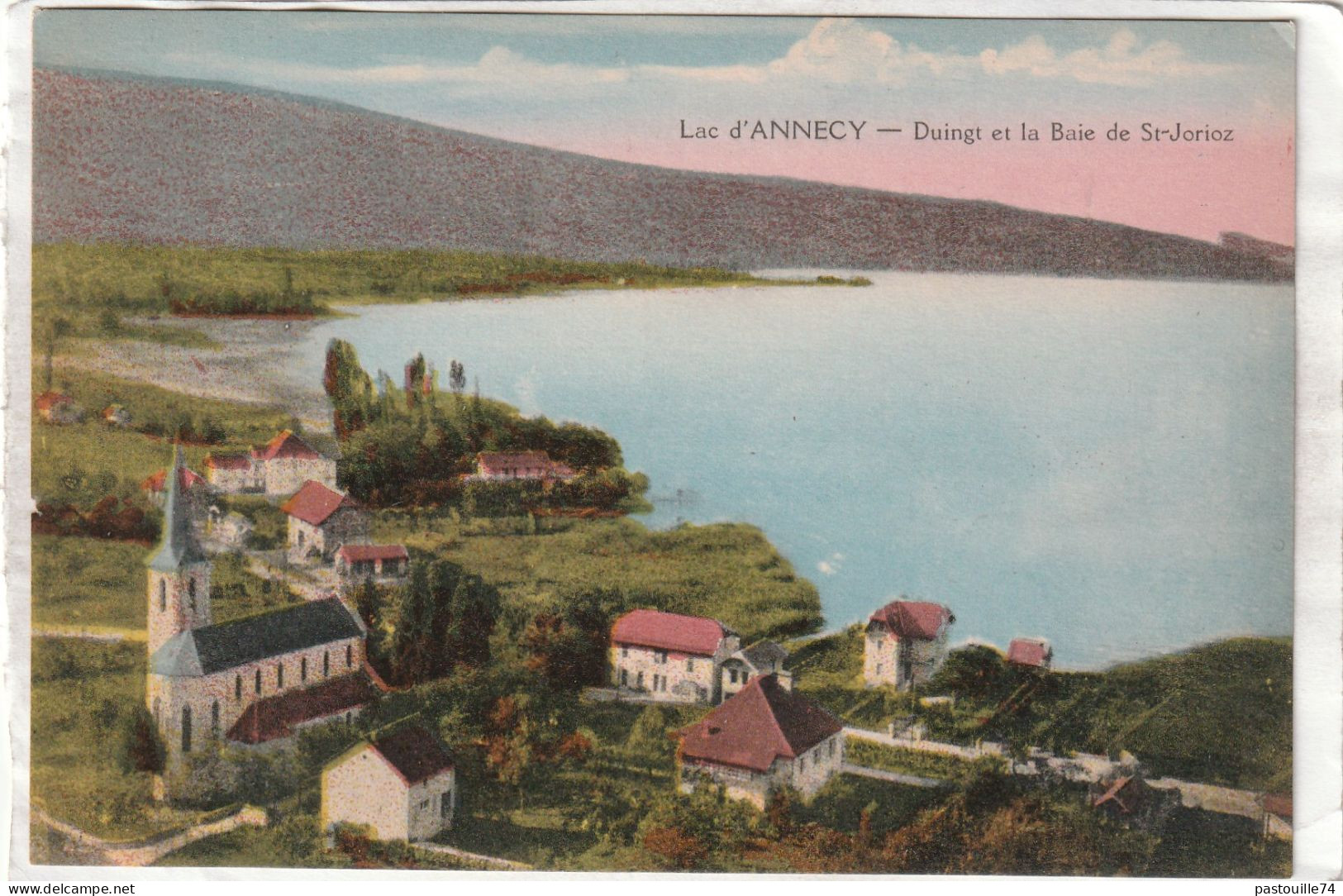 CPA :  14 X 9  -  Lac D'ANNECY  -  Duingt  Et  La  Baie De St-Jorioz - Talloires