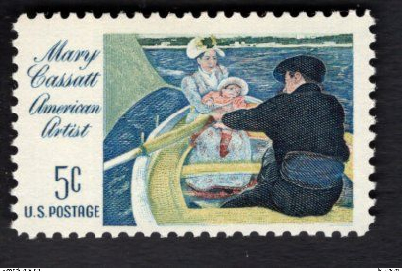 202340937 1966 SCOTT 1322 (XX) POSTFRIS MINT NEVER HINGED - MARIA CASSATT WOMEN IN BOAT - Unused Stamps