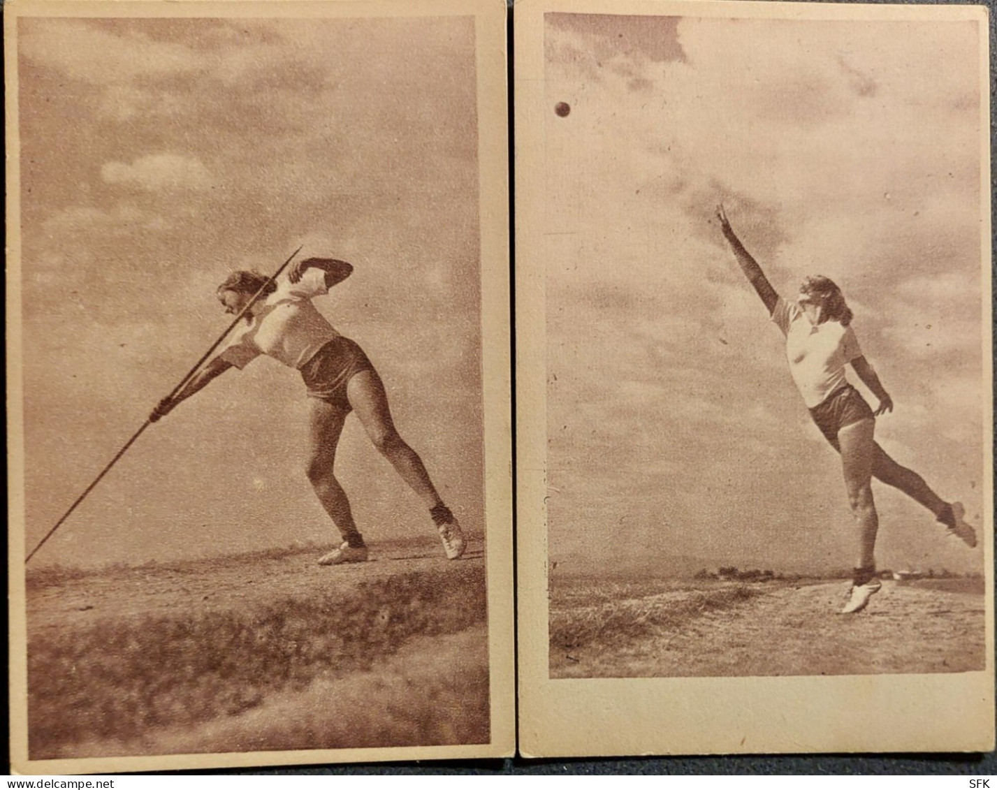 Women's Javelin Athletics 2 Original Photographs I- VF 844 - Atletiek