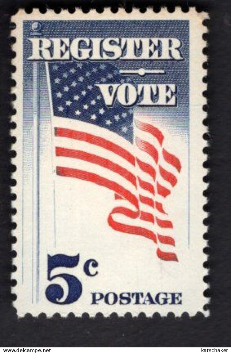 202739306 1964 SCOTT 1249 (XX)   POSTFRIS MINT NEVER HINGED  (XX) -  REGISTER AND VOTE ISSUE - Neufs