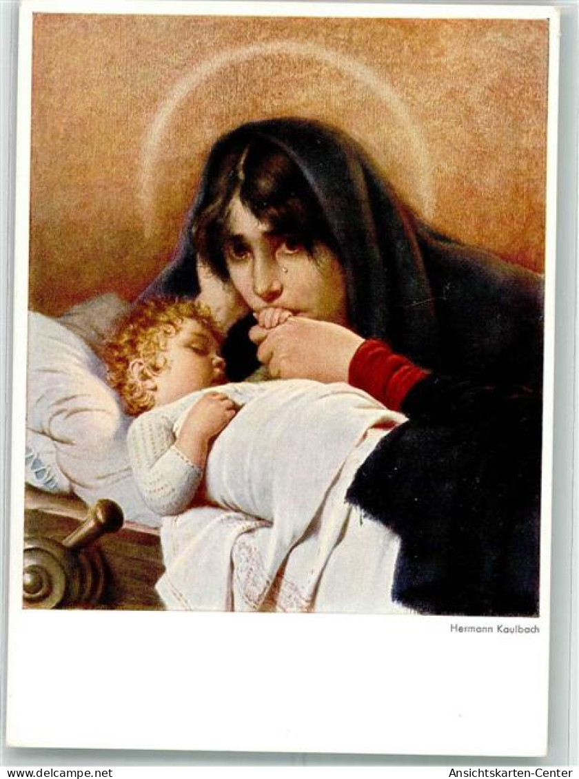 39743002 - Mater Dolorosa Verlag Hanfstaengl Nr.93 Baby - Kaulbach, Hermann