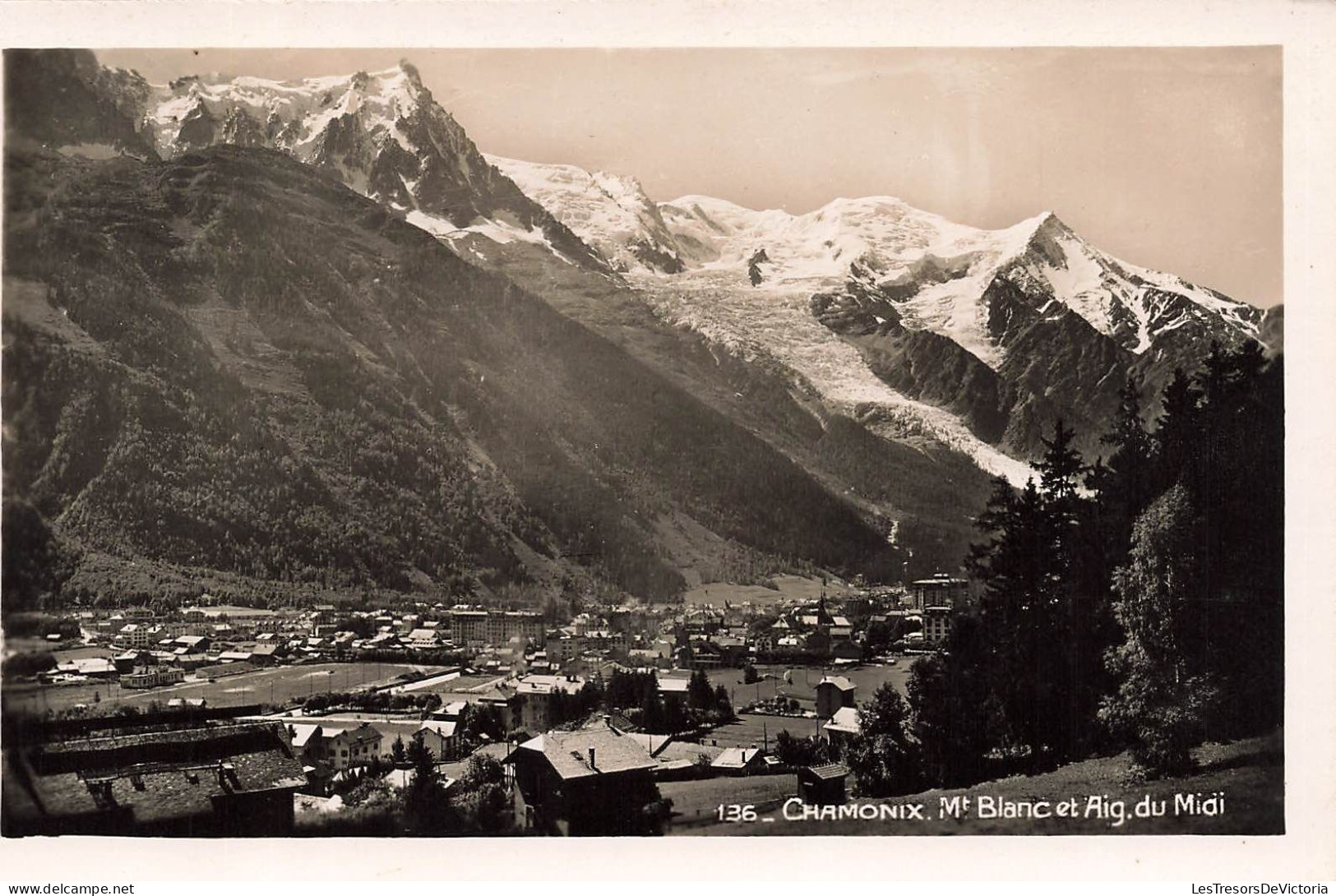 FRANCE - Chamonix Mont Blanc - Aig. Du Midi - Vue Générale - Carte Postale - Chamonix-Mont-Blanc