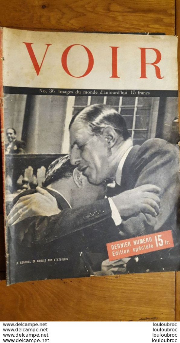 VOIR N°36 PUBLIE PAR LE MINISTERE AMERICAIN DE L'INFORMATION 65 PAGES DERNIER N° AVANT REPRISE PAR LA PRESSE FRANCAISE - 1939-45