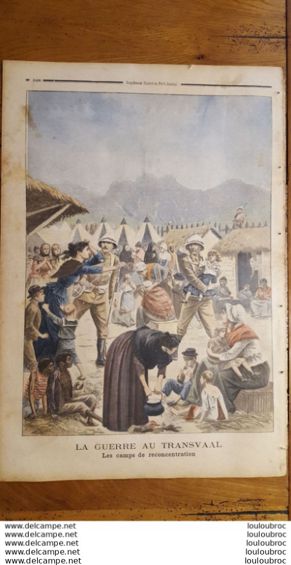 LE PETIT JOURNAL SUPPLEMENT ILLUSTRE 13 OCTOBRE 1901 RETOUR DE CHINE GENERAL VOYRON  ET GUERRE AU TRANSVAAL - Le Petit Journal