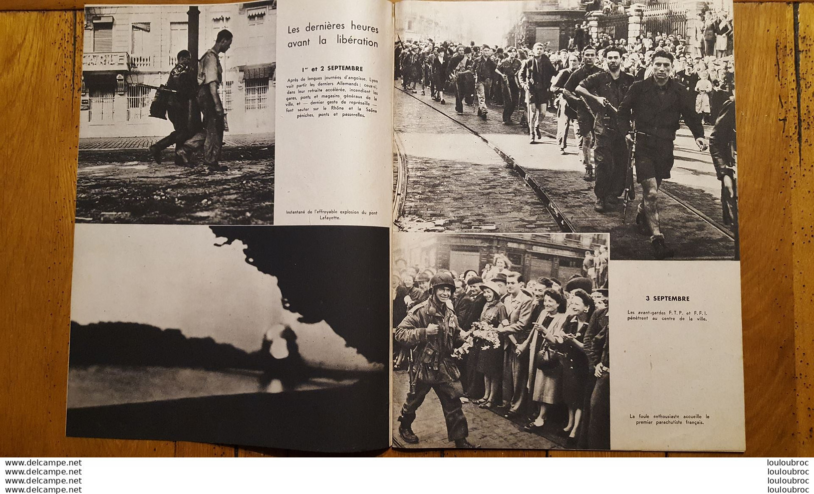 LA LIBERATION DE LYON 24 PAGES - 1939-45