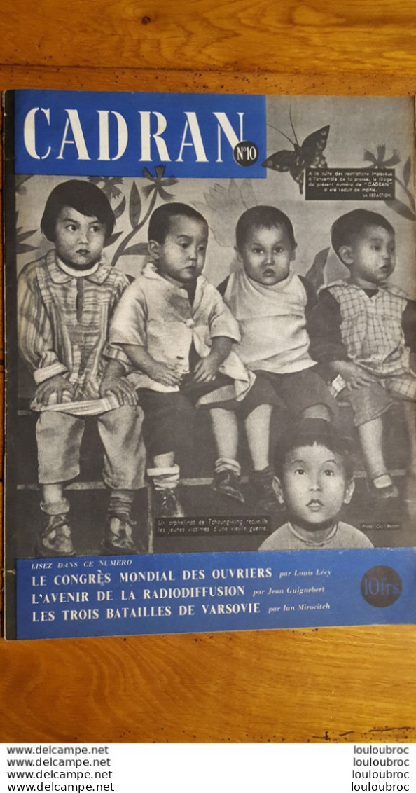 CADRAN N°10 ORPHELINAT DE TCHOUNG-KING  JOURNAL DE 30 PAGES - 1939-45