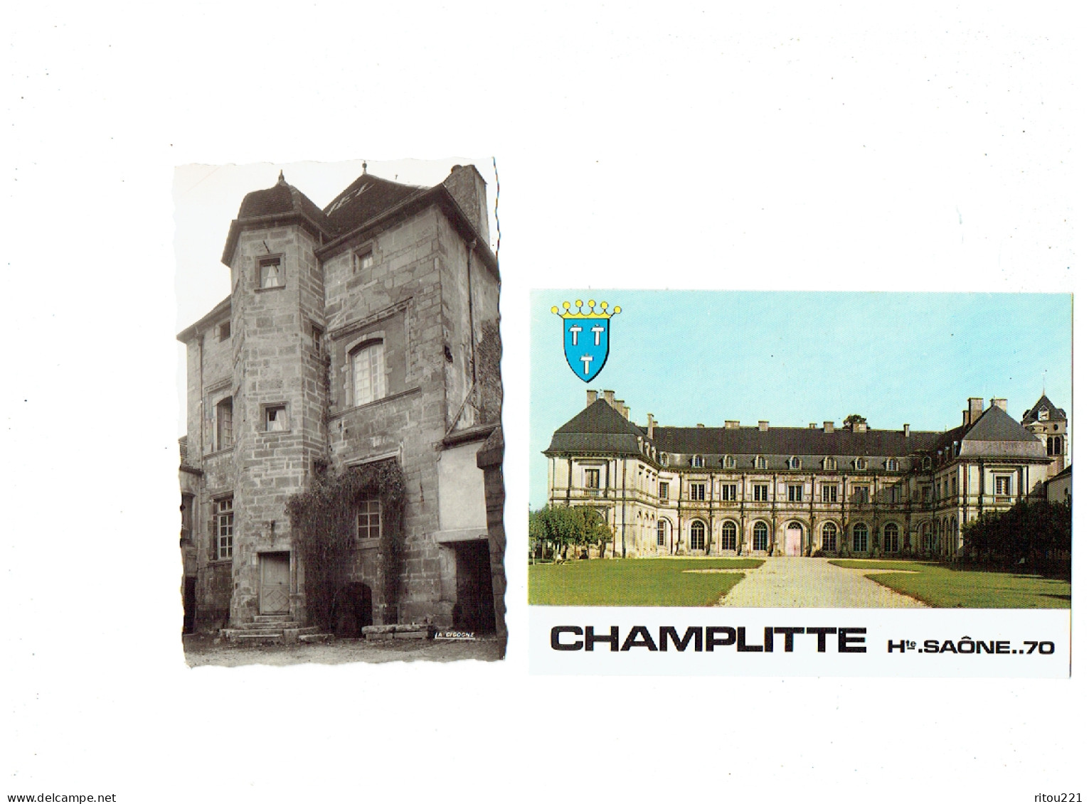Lot 6 Cpm - 70 - Champlitte - Donjon Chateau Grillot école Primaire - Champlitte