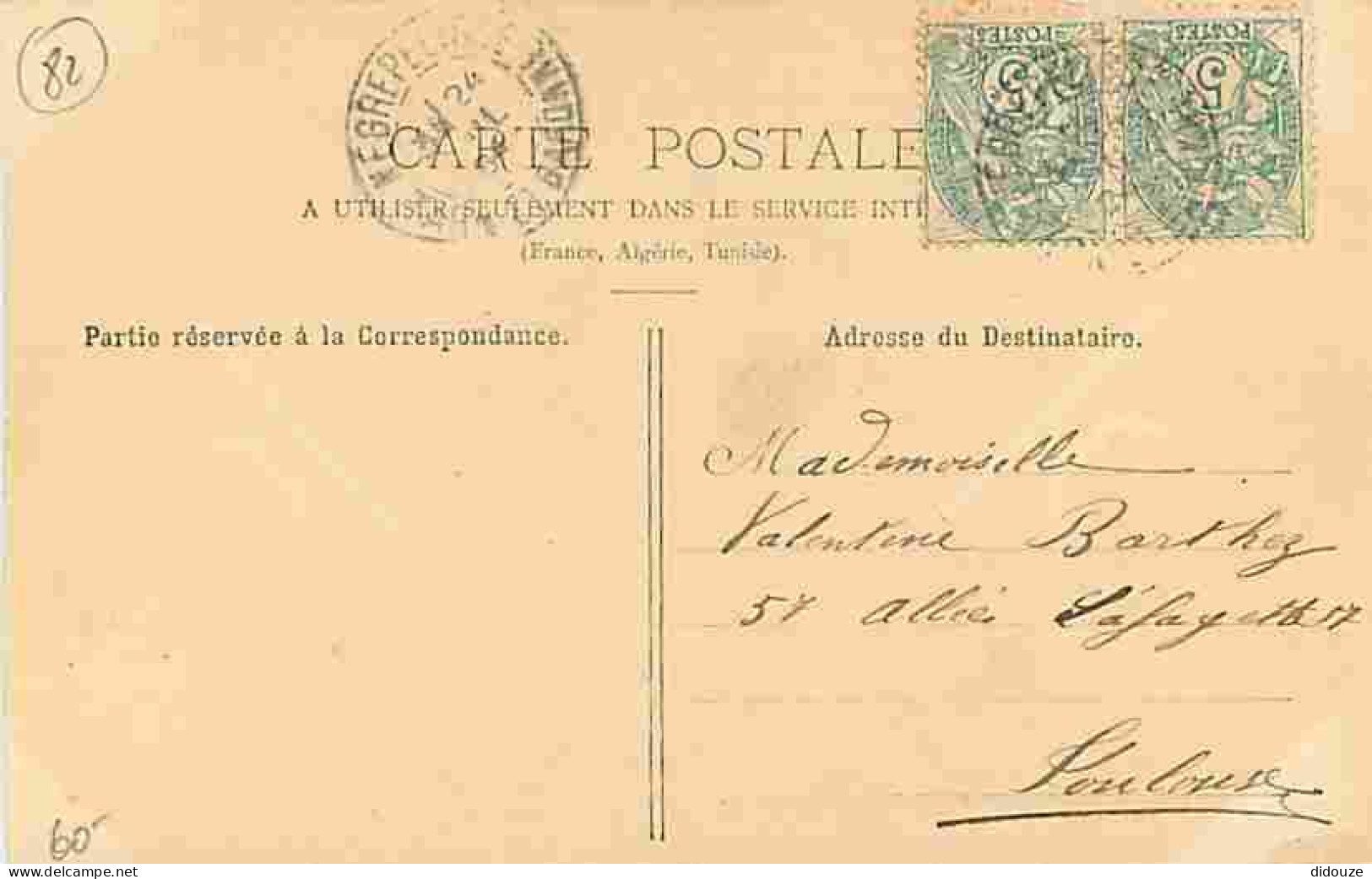 82 - Nègrepelisse - Arcades - Animée - Oblitération Ronde De 1904 - CPA - Voir Scans Recto-Verso - Negrepelisse