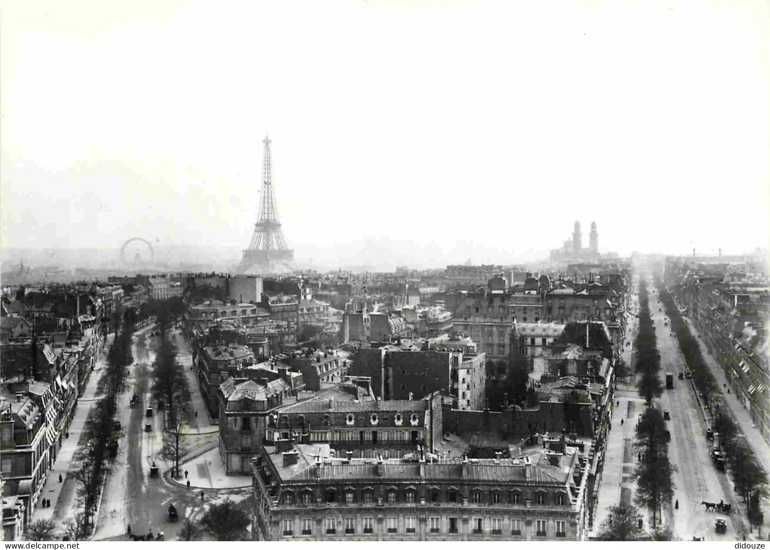 Reproduction CPA - 75 Paris - L'avenue D'Iéna Et Kléber - Au Loin La Grande Roue Et L'ancien Trocadéro - Paris 1900 - 75 - Non Classés