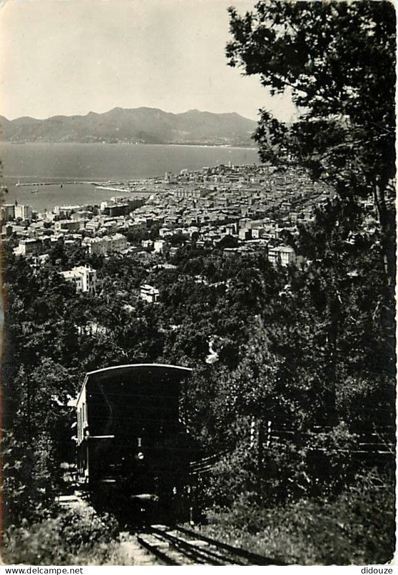 Trains - Funiculaires - Le Funiculaire De Super-Cannes - Mention Photographie Véritable - CPSM Grand Format - Voir Scans - Funicular Railway