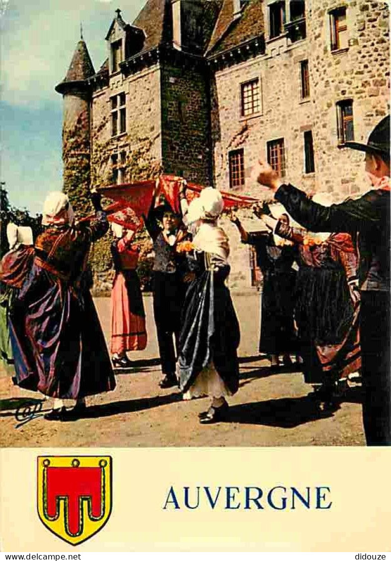 Folklore - Danses - Auvergne - La Bourrée Des Foulards - Danse De La Région D'Aurillac - Carte Neuve - Voir Scans Recto  - Dans