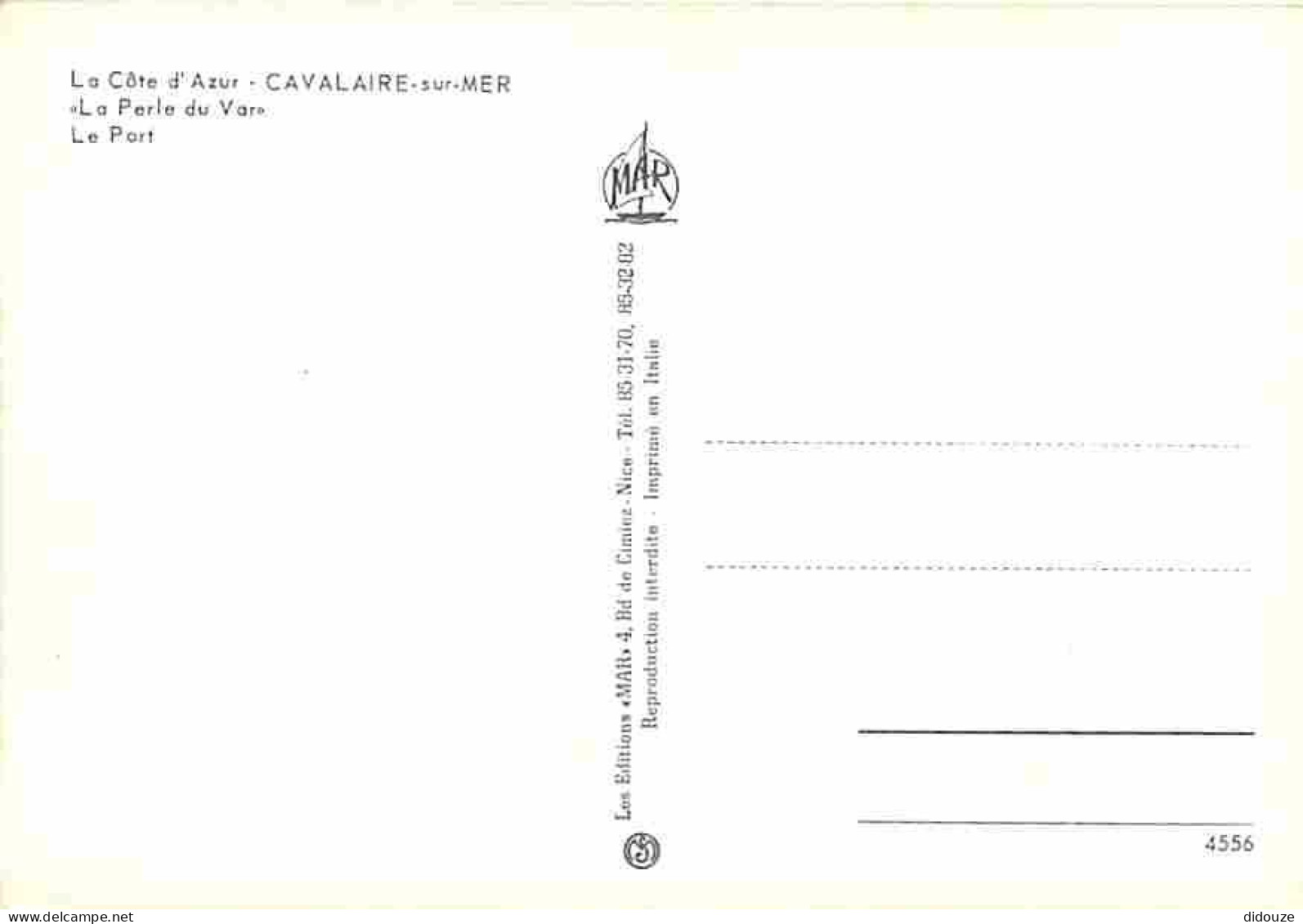 83 - Cavalaire Sur Mer - Carte Neuve - CPM - Voir Scans Recto-Verso - Cavalaire-sur-Mer