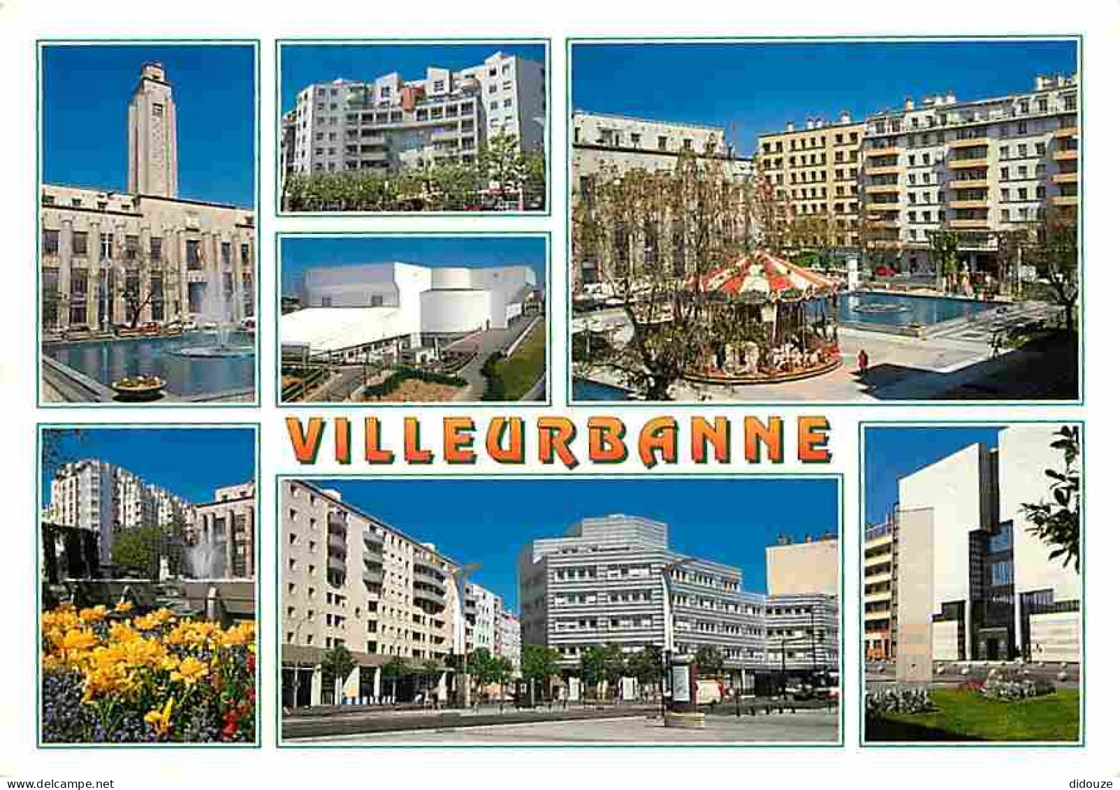 69 - Villeurbanne - Multivues - Immeubles - Fleurs - CPM - Voir Scans Recto-Verso - Villeurbanne