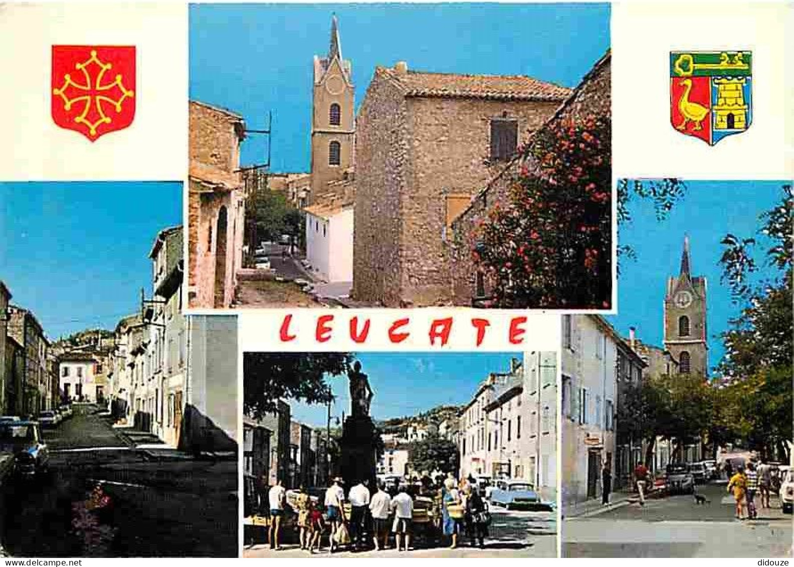 11 - Leucate - Leucate Village - Multivues - Automobiles - DS - Blasons - CPM - Voir Scans Recto-Verso - Leucate