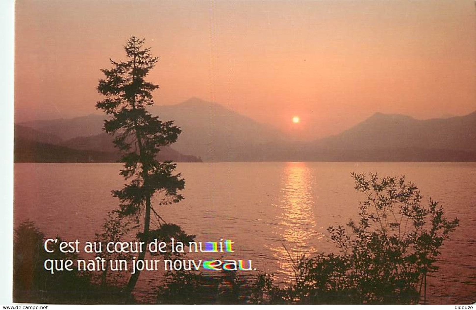 Coucher De Soleil - CPM - Voir Scans Recto-Verso - Tegenlichtkaarten, Hold To Light