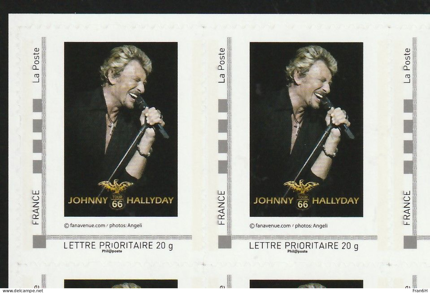 Johnny Hallyday - Edition Fan Avenue - Neuf - Lire Descriptif - Collector - Autoadhesif - Autocollant - - Collectors