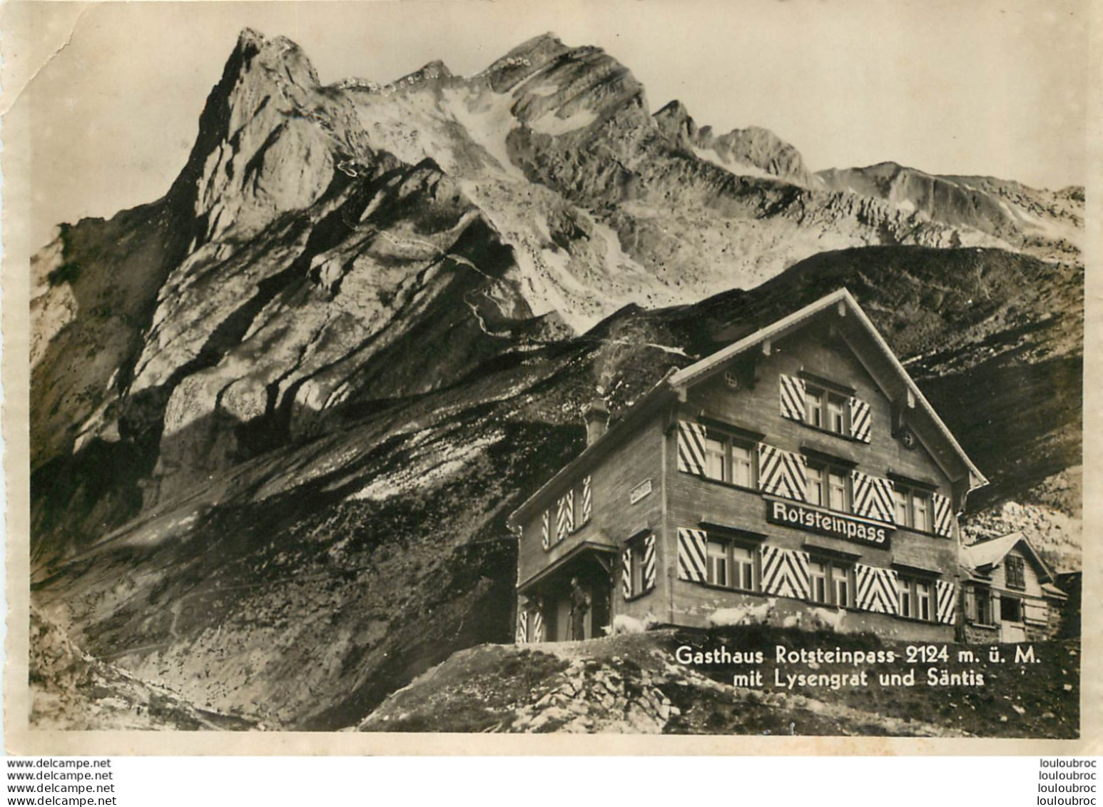 APPENZELL GASTHAUS ROTSTEINPASS - Other & Unclassified