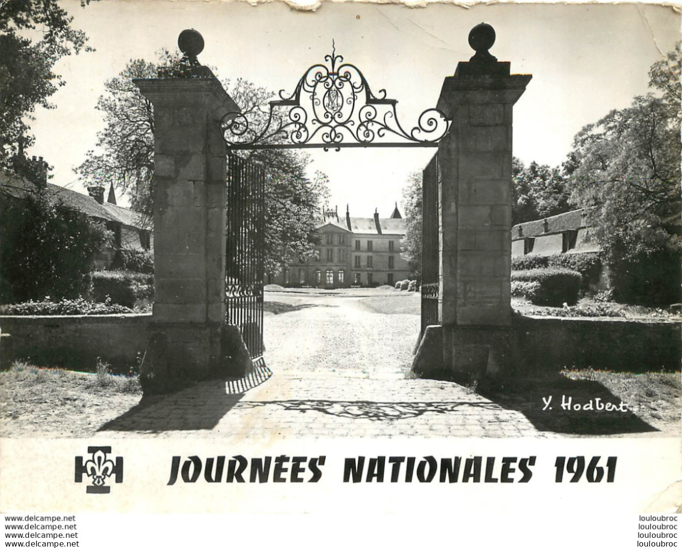 JAMBVILLE CAMP NATIONAL DES SCOUTS DE FRANCE LE CHATEAU JOURNEES NATIONALES 1961 - Scoutisme