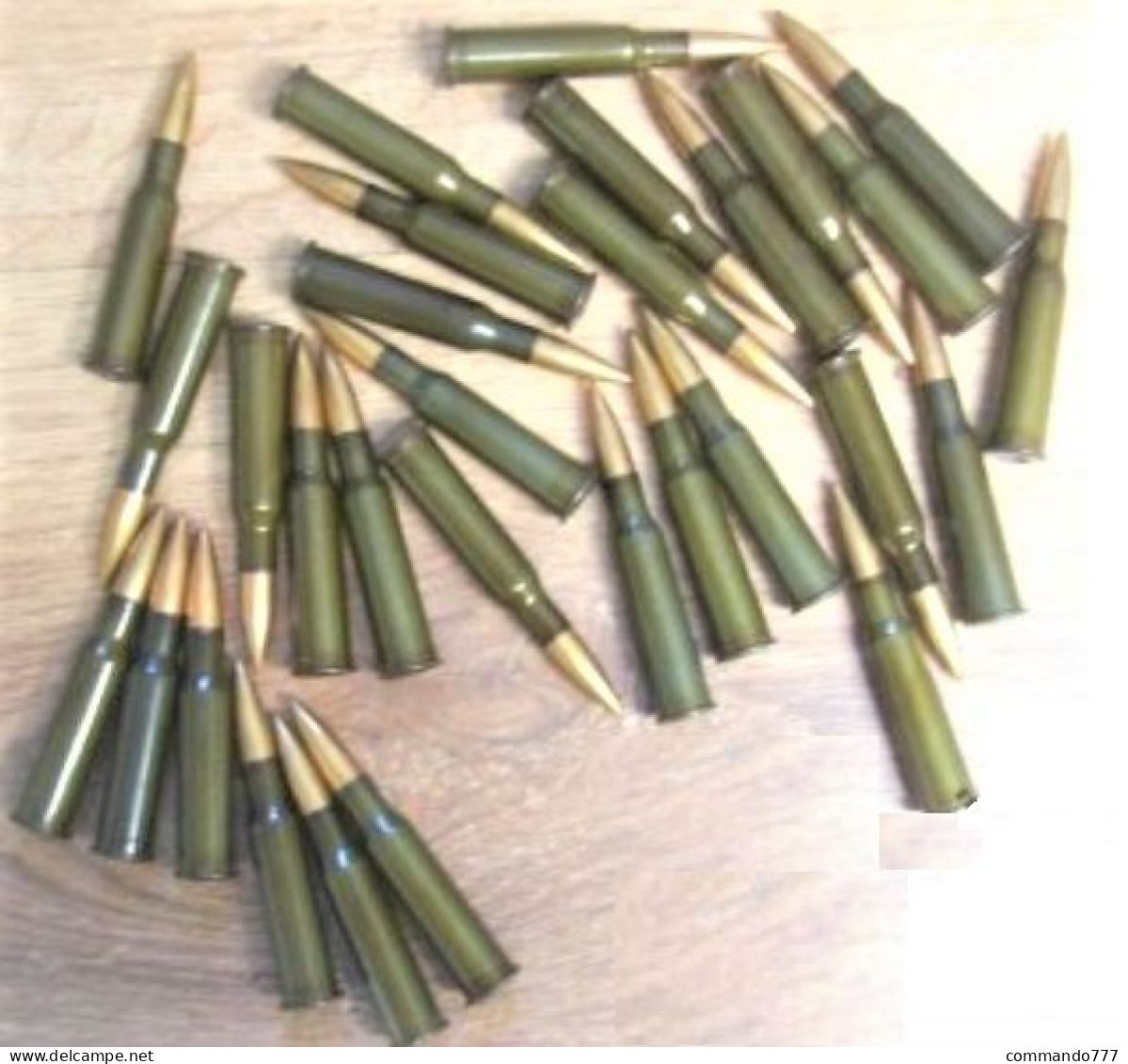 Neutralisé Cartouches Deactivated Ammo Ammunition Dekopatrone Deko Patrone Dekomunition 7,62x54 Mm R Mosin 7,62x54R - Sammlerwaffen