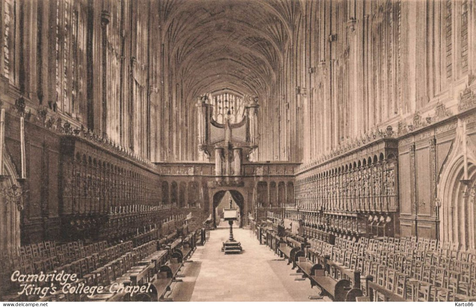 Cambridge * Les Orgues * Orgue Orgel Organ Organist Organiste * King's College Chapel - Musica E Musicisti