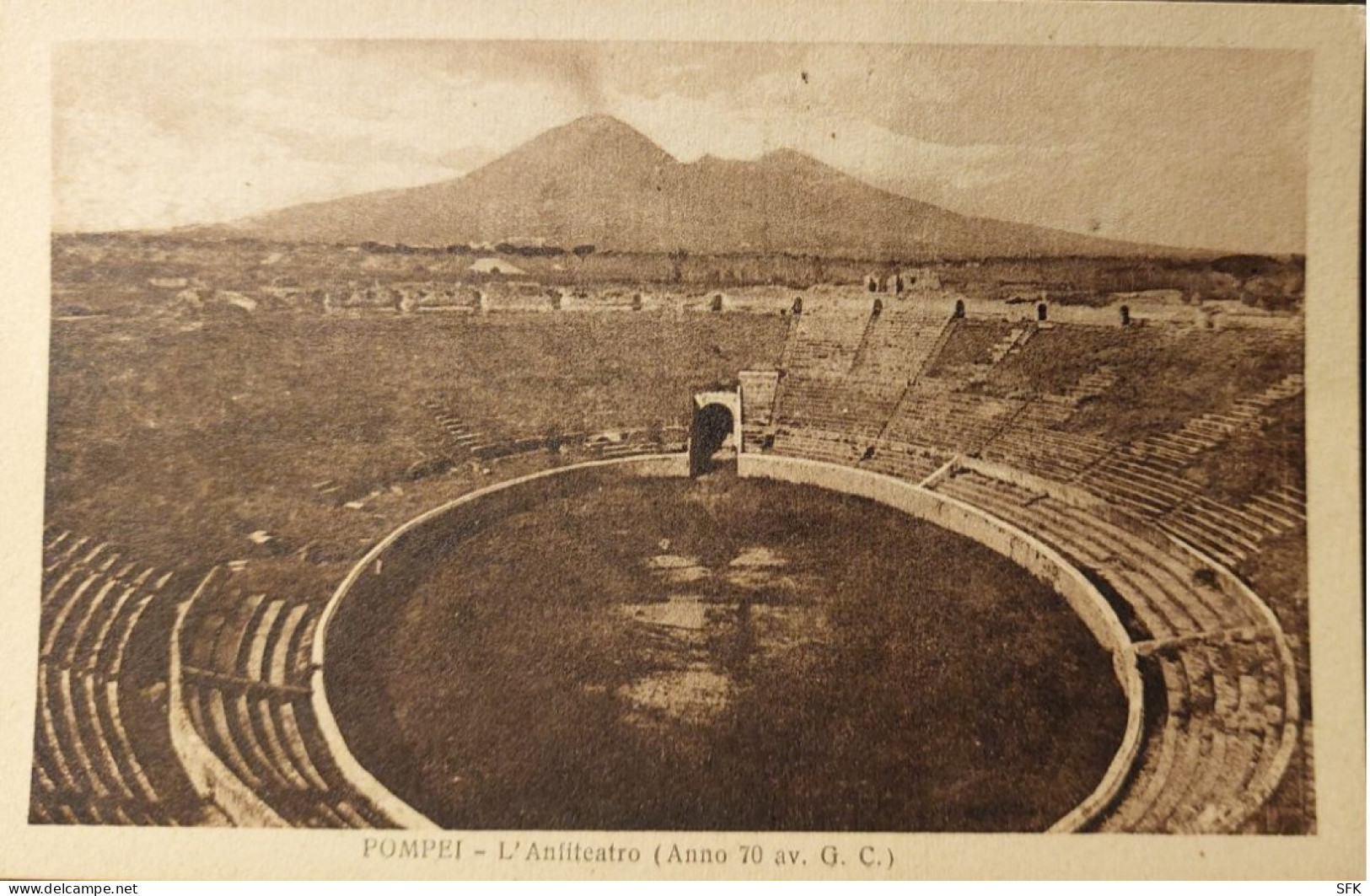 POMPEI  Amphitheater  Original Vintage Photograph- VF 848 - Stadi