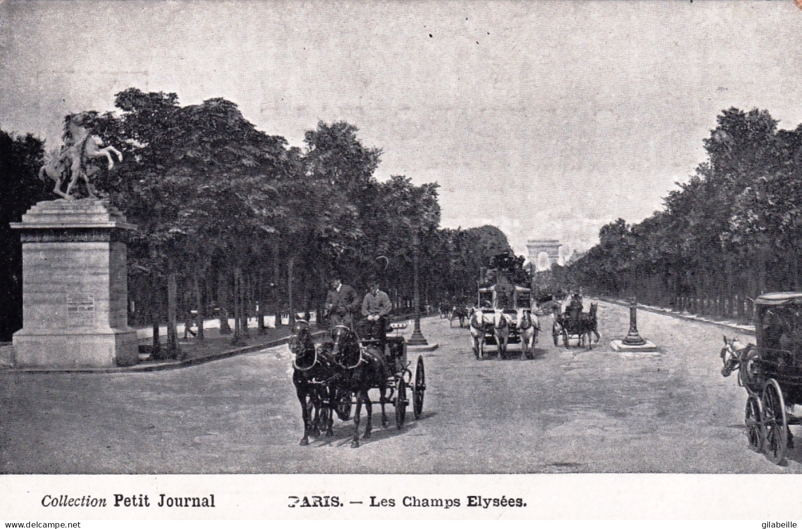 75 - PARIS 08 - Les Champs Elysées  - Collection Petit Journal - Arrondissement: 08