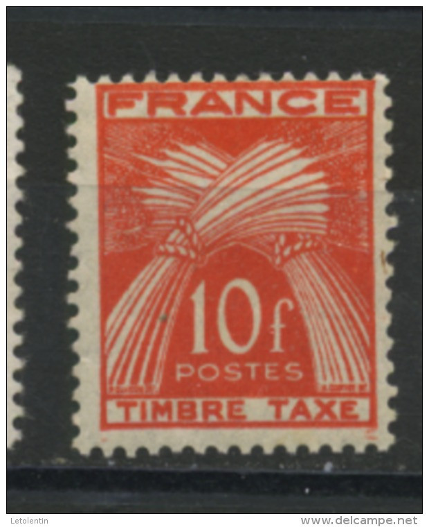 FRANCE - TAXE  - N° Yvert 86 ** - 1859-1959 Neufs