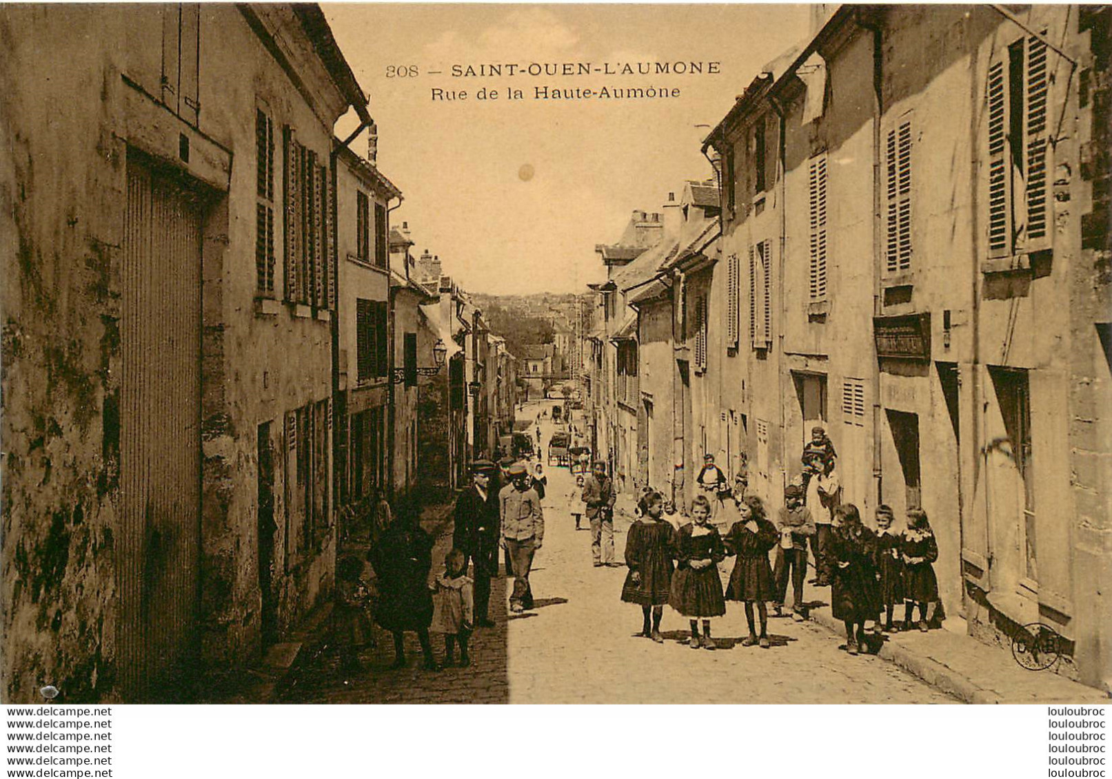 RARE SAINT OUEN L'AUMONE RUE DE LA HAUTE AUMONE - Saint-Ouen-l'Aumône