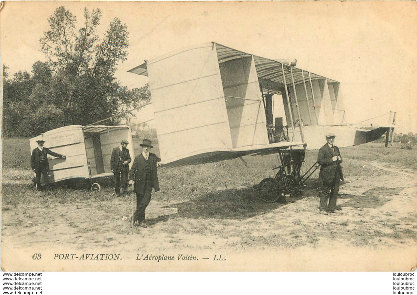 PORT AVIATION AEROPLANE VOISIN - ....-1914: Précurseurs