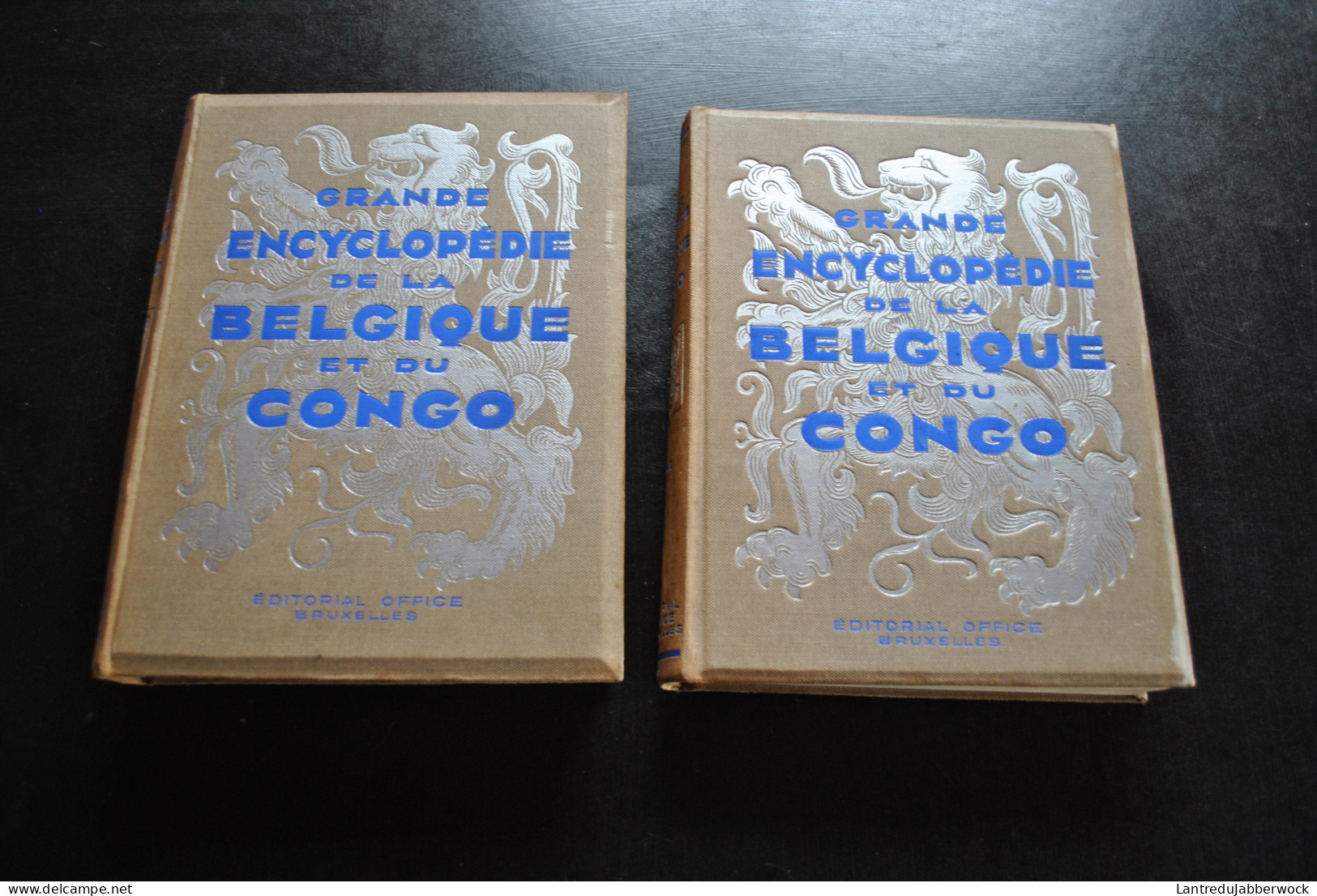 Grande Encyclopédie De La Belgique Et Du Congo COMPLET EN 2 VOLUMES Editorial Office 1938 & 1952 Régionalisme Histoire - België