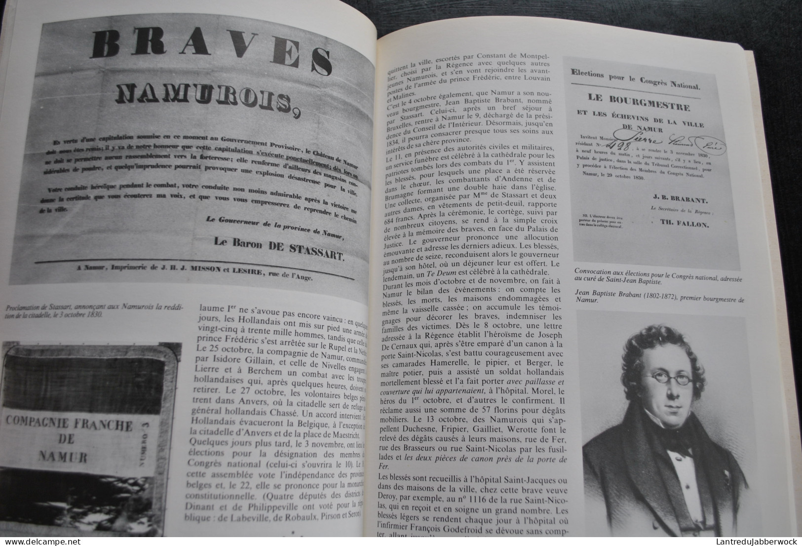 LA VIE A NAMUR EN 1830 Histoire Belgique Citadelle Howen Namurois Régionalisme Catalogue D'exposition Expo - België