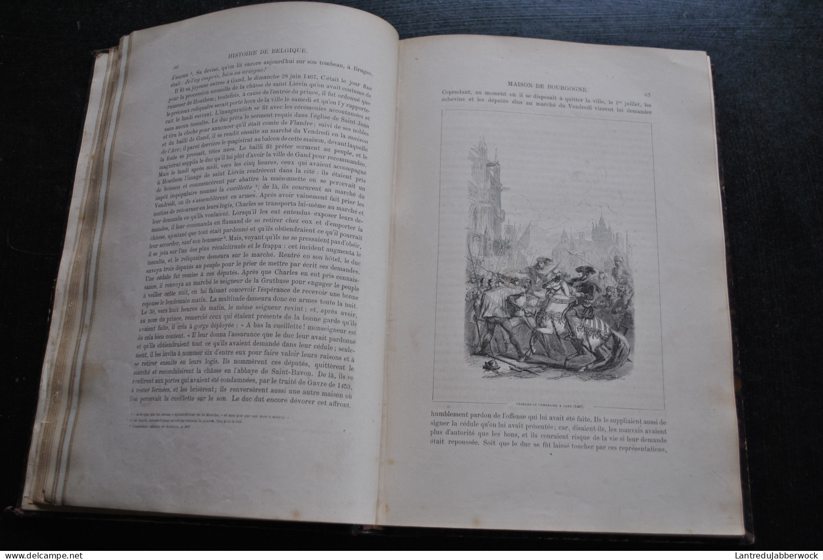 Théodore JUSTE Histoire de la Belgique depuis les temps primitifs fin règne Léopold 1er Tome 2 SEUL Gravures couleurs