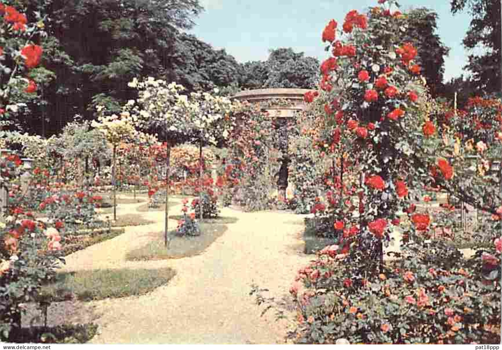 BON Lot de 45 cartes de PARCS & JARDINS CPSM-CPM grand format dont 19 dentelées (FRANCE 1960-90's) Arbre Fleur Roseraie