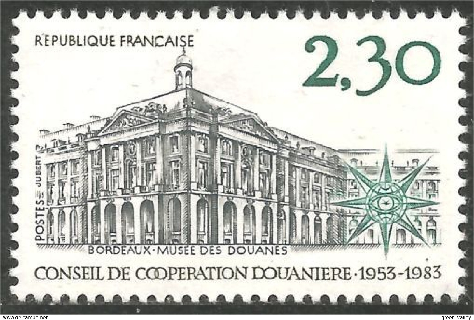 352 France Yv 2289 Musée Douanes Bordeaux Customs Museum MNH ** Neuf SC (2289-1c) - Altri & Non Classificati