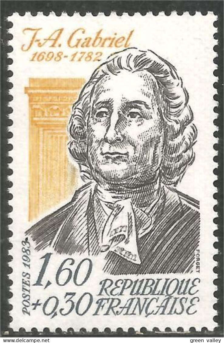 352 France Yv 2280 Jacques-Ange Gabriel Architecte Architect MNH ** Neuf SC (2280-1b) - Andere & Zonder Classificatie