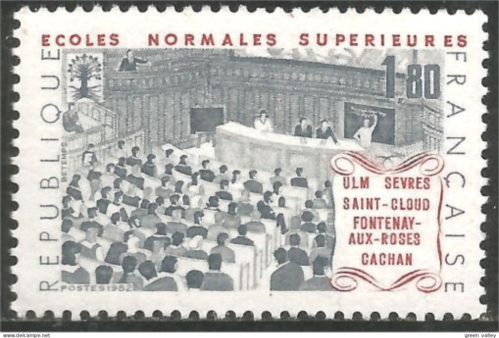 352 France Yv 2237 Ecoles Normales Supérieures Schools Education MNH ** Neuf SC (2237-1d) - Otros & Sin Clasificación